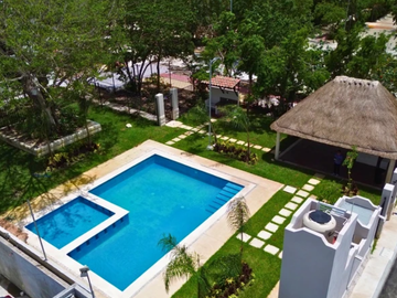 Venta de Departamento en Ciudad Mayakoba con Alberca