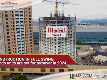 Sta Lucia Residenze Condominium Units for Sale 5 yrs to Pay NO INT- Madrid Tower (2022)