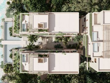 Condo frente al mar, con alberca privada, terraza, lock off, pre-venta Tulum.
