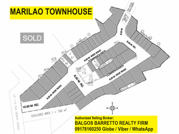 2 bedrooms 2T&B with Parking Townhouse at M. Santiago Road, Lambakin, Marilao City