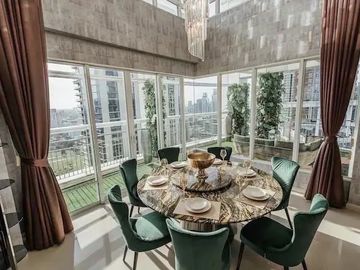 Duplex Penthouse Baan Ratprasong 4 beds 5 baths 1 maid room, 381 sqm.