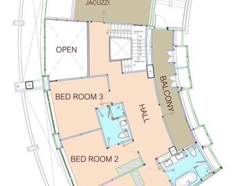 Duplex Penthouse Baan Ratprasong 4 beds 5 baths 1 maid room, 381 sqm.