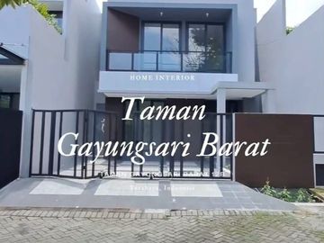 Rumah Baru Gress Lokasi Gayung Kebonsari Surabaya Selatan