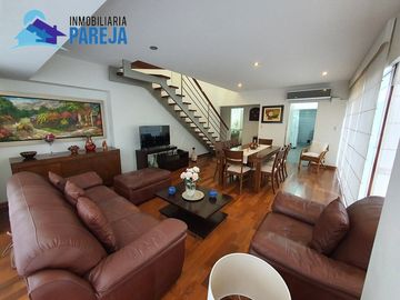 DEPARTAMENTO DUPLEX AMOBLADO COMPLETO 139 m2 EN MIRAFLORES