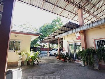 ขายด่วน ที่ดิน 204 ตร.วาพร้อมบ้านเดี่ยวชั้นเดียว โกดังสินค้า สำนักงานชั้นเดียว เข้าซอย ผ่านหมู่บ้านเพชรโสธร ซอย5