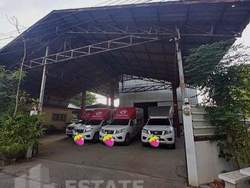 ขายด่วน ที่ดิน 204 ตร.วาพร้อมบ้านเดี่ยวชั้นเดียว โกดังสินค้า สำนักงานชั้นเดียว เข้าซอย ผ่านหมู่บ้านเพชรโสธร ซอย5