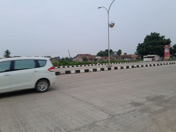 Tanah 1 Hektar Pinggir Jalan Raya Dekat Tol Serang Timur