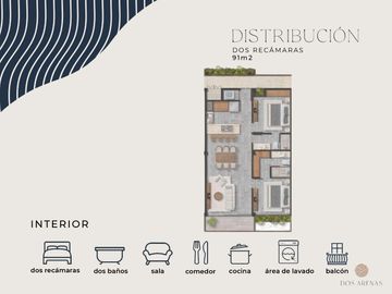 DEPARTAMENTO EN VENTA EN DOS ARENAS MARINA RESIDENCIAL I ARLETTE FLORES