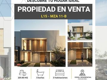 CASA EN PREVENTA PACHUCA HGO FRACC GEMA RESIDENCIAL L15
