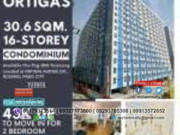 Condo For Sale Near University of Asia and the Pacific Park Urban Deca Ortigas Rent to Own thru PAG-IBIG, Bank and In-house