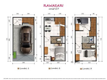 RUMAH CLUSTER MODERN MEWAH DIJUAL MURAH 3 LANTAI DI RAWASARI CEMPAKA PUTIH JAKARTA PUSAT JUAL SHM