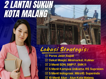 RUMAH MEWAH MURAH KLAYATAN SUKUN KOTA MALANG