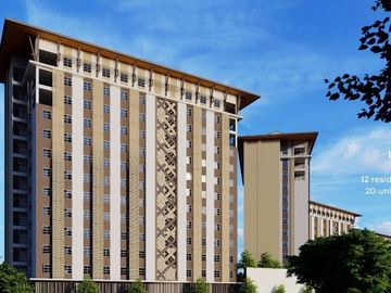 63 sqm residential 2 bedroom penthouse yarden condo for sale in Balai Residences Cordova Cebu