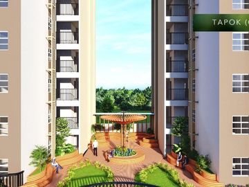 63 sqm residential 2 bedroom penthouse yarden condo for sale in Balai Residences Cordova Cebu