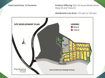 For Sale House & Lot in Cavite for Sale at Parklane Settings Vermosa, accessible through Daang Hari Road, Cavite