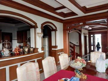 Mediterranean Style Mansion for Sale with Overlooking View located in Vista Real Classica Phase 2, Matandang Balara, Quezon City