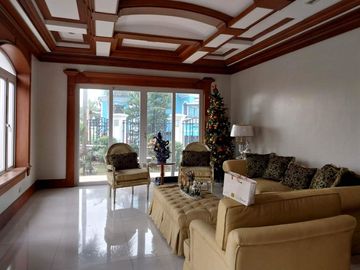 Mediterranean Style Mansion for Sale with Overlooking View located in Vista Real Classica Phase 2, Matandang Balara, Quezon City