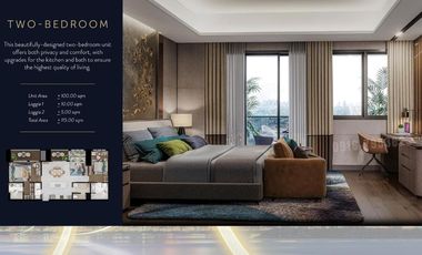Bridgetowne Pasig Pet Friendly 2bedroom with balcony Condo for Sale at Le Pont Residences Near BGC, Qc and Ortigas