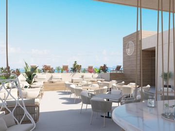 Departamento en venta de 2 recamaras con vista a la laguna en cancun
