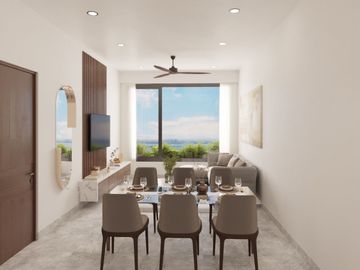 Departamento en venta de 2 recamaras con vista a la laguna en cancun