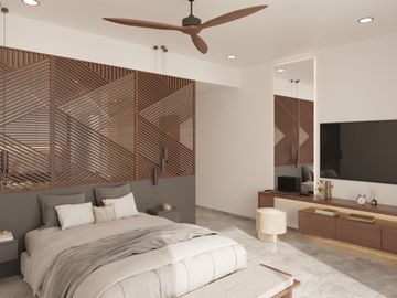 Departamento en venta de 2 recamaras con vista a la laguna en cancun