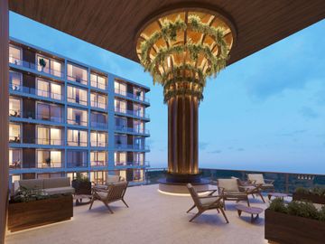 Departamento en venta de 2 recamaras con vista a la laguna en cancun