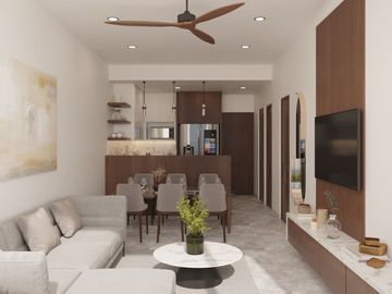 Departamento en venta de 2 recamaras con vista a la laguna en cancun