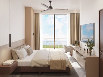 Departamento en venta de 2 recamaras con vista a la laguna en cancun