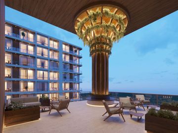 Departamento en venta de 2 recamaras con vista a la laguna en cancun