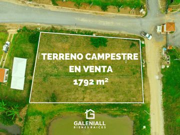 Terreno esquinero en Venta cerca de Santa Rosa en el Club Residencial Campestre San Agustín