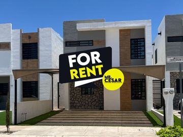 Se renta casa amueblada en Jardín Real Residencial