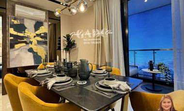 Smarthome High-end 2-bedroom condo with balcony and Parking Slot for sale in Bridgetowne Pasig at The Le Pont Residences Near St. Lukes, Medical City