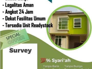 Rumah Batuceper, Baru 2 LANTAI Mewah Harga Murah Syariah Minimalis New di Kota Tangerang Jual Dijual
