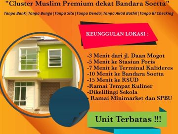 Rumah Batuceper, Baru 2 LANTAI Mewah Harga Murah Syariah Minimalis New di Kota Tangerang Jual Dijual