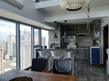 For Sale: Eton Residences Greenbelt Penthouse 3-Bedroom Loft Industrial Condo in Legazpi st. Makati