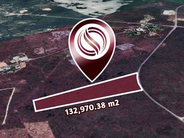 Terreno de 132,970 m2 sobre periférico, en venta Valladolid.