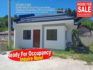 Akina Mansilingan For Assume/ For Sale 2 Bedroom Bungalow