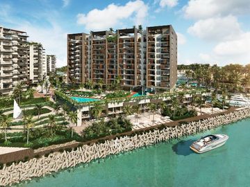 Apartamento vista al mar, marina, club de playa, malecón, pre-construccion, venta Progreso, Yucatan.