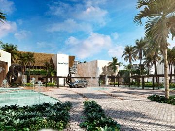 Apartamento vista al mar, marina, club de playa, malecón, pre-construccion, venta Progreso, Yucatan.