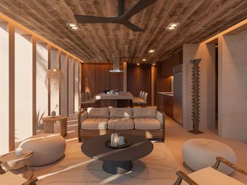 Espectacular villas con penthouse privado frente al mar