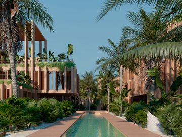 Espectacular villas con penthouse privado frente al mar