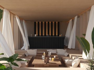 Espectacular villas con penthouse privado frente al mar