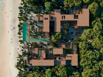 Espectacular villas con penthouse privado frente al mar