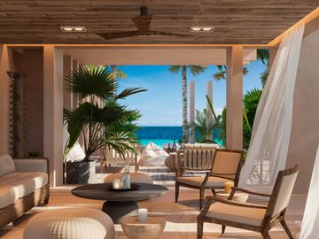 Espectacular villas con penthouse privado frente al mar