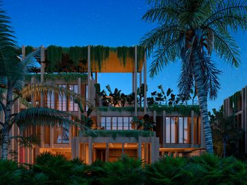 Espectacular villas con penthouse privado frente al mar