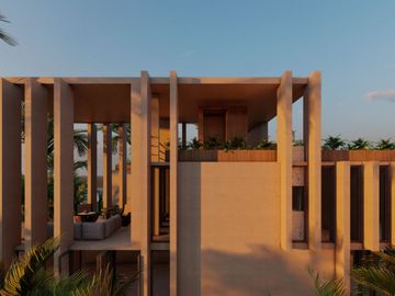Espectacular villas con penthouse privado frente al mar