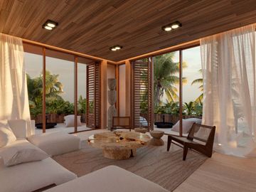 Espectacular villas con penthouse privado frente al mar