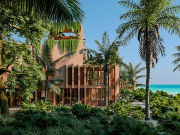 Espectacular villas con penthouse privado frente al mar