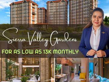 SIERRA VALLEY GARDENS | STUDIO UNIT | CONDO IN CAINTA, RIZAL | SMART HOME | PET FRIENDLY