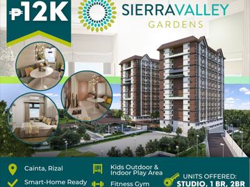 SIERRA VALLEY GARDENS | STUDIO UNIT | CONDO IN CAINTA, RIZAL | SMART HOME | PET FRIENDLY